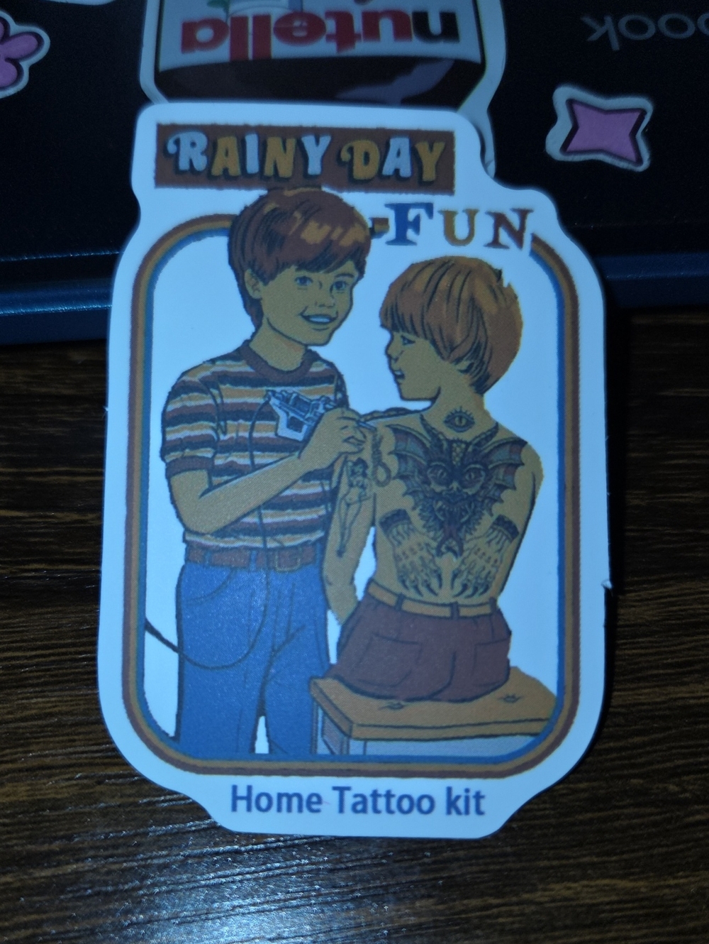 Home Kit Sticker — Brown, Blue - Picture 2 of 2